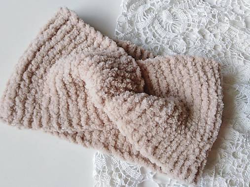 Čiapky, čelenky, klobúky - čELENka / zima - 17857182_