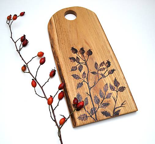 Príbory, varešky, pomôcky - Drevený lopár - Šípky - 17855813_