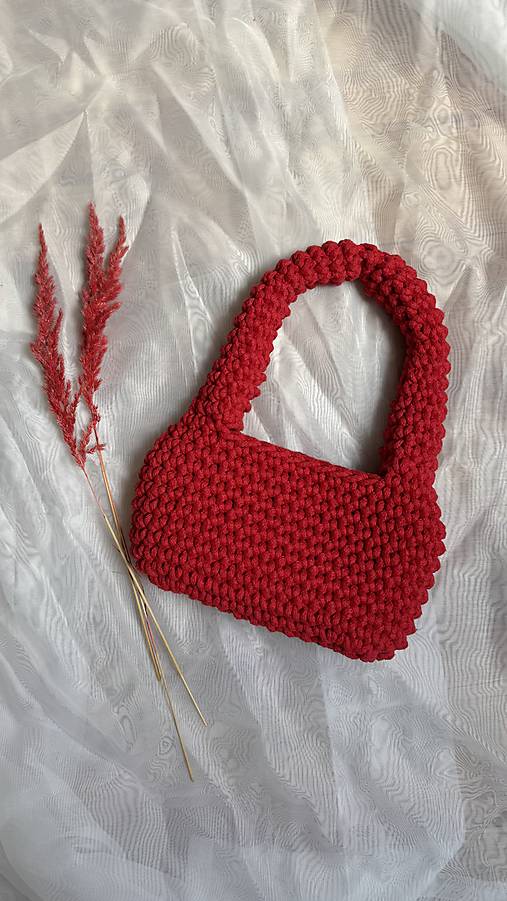 Kabelky - Háčkovaná kabelka- Egg bag - 17856508_