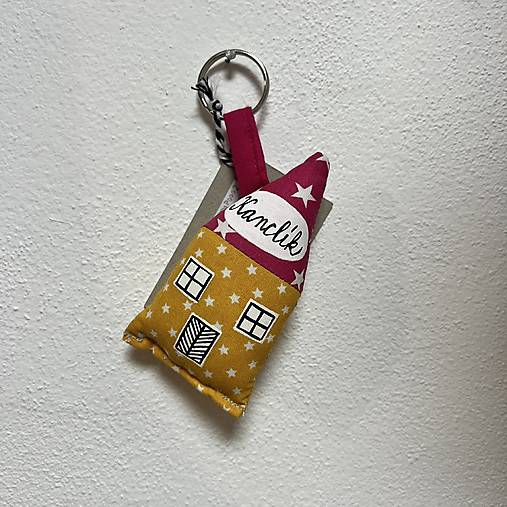 Mäkučké textilné kľúčenky