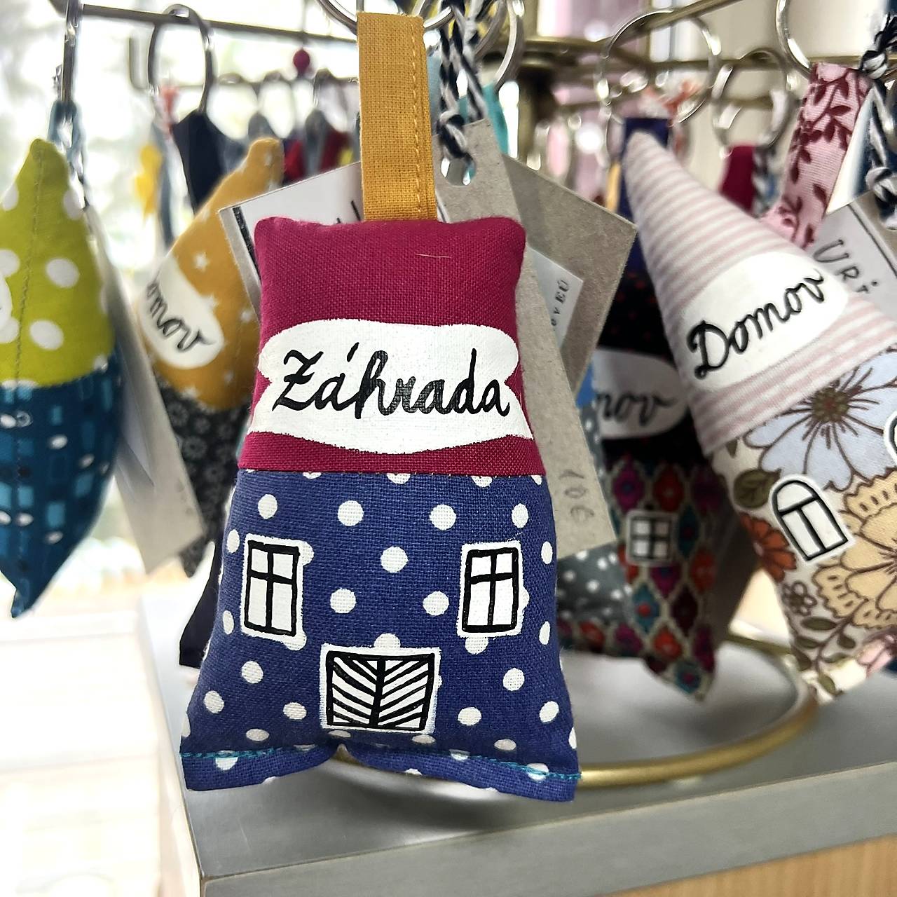 Mäkučké textilné kľúčenky