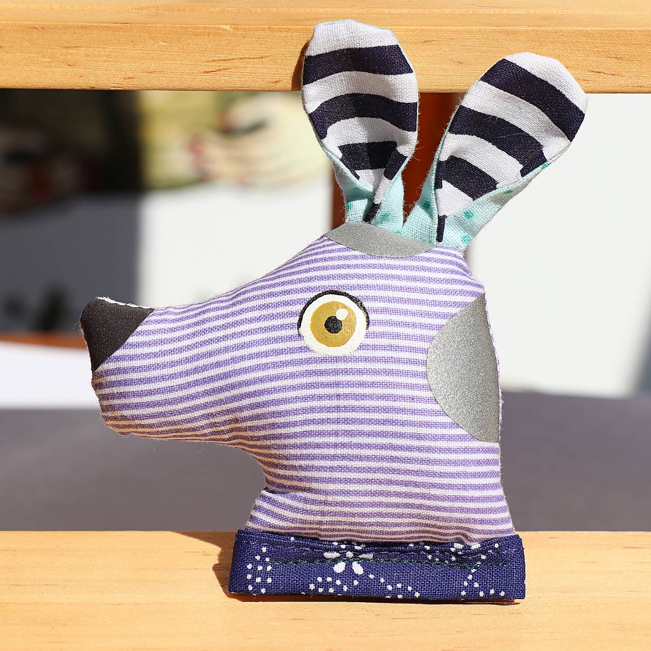 Reflexná brošňa Hlava psíka