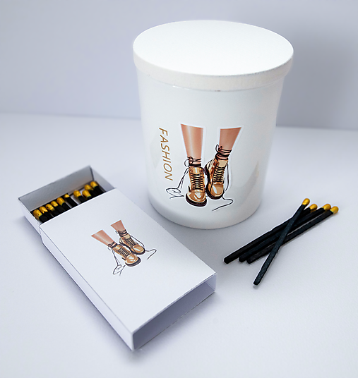 Štýlová sójová sviečka – Premium Set Fashion