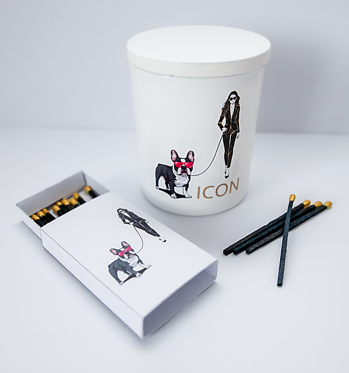 Štýlová sójová sviečka – Premium Set Icon