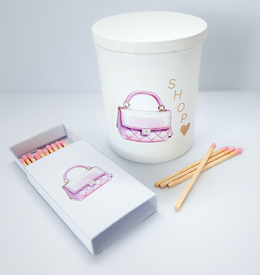 Štýlová sójová sviečka – Premium Set Shop
