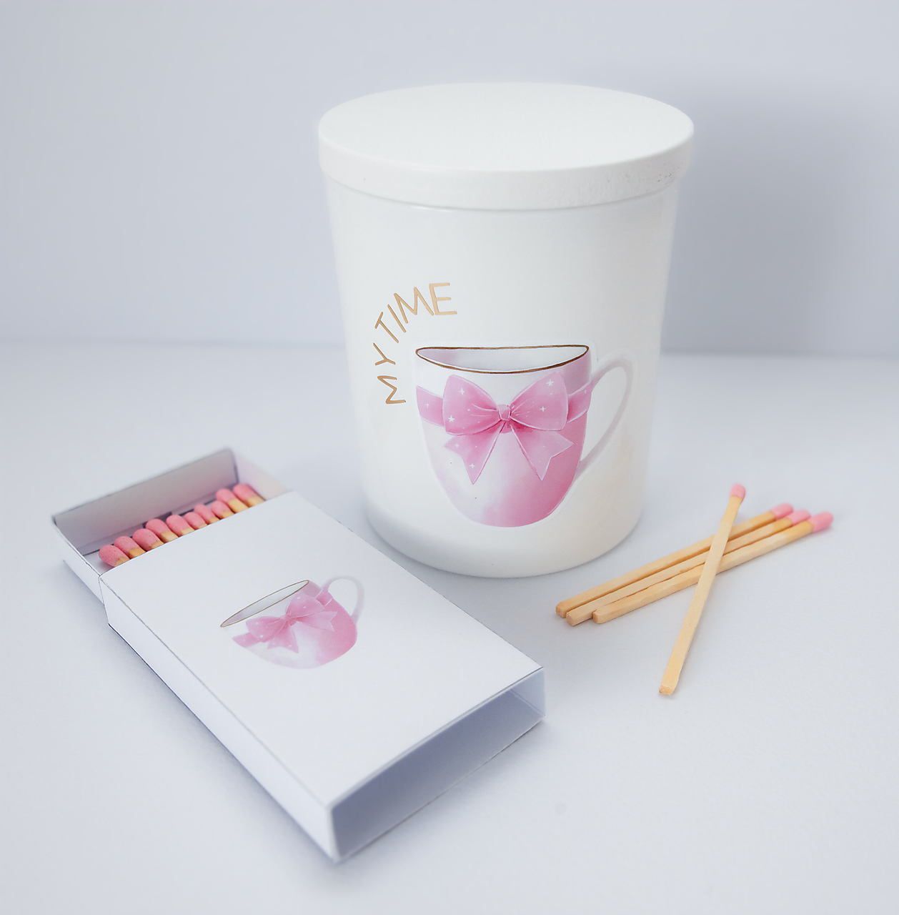 Štýlová sójová sviečka – Premium Set My Time