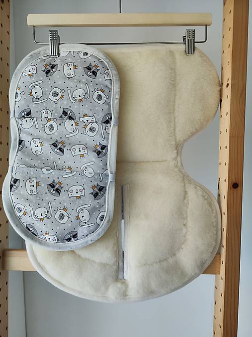 Detský textil - VLNIENKA vložka do autosedačky Cybex Cloud Z proti poteniu a Prechladnutiu Zvieratká - 17860653_