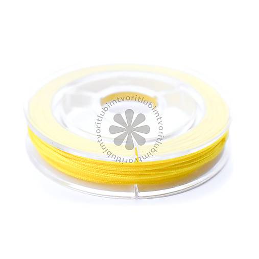 Galantéria - (7408) Nylonová šnúrka, 0.8 mm - 1 cievka - 17859441_