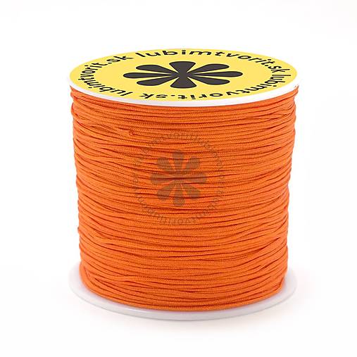 Galantéria - (7449) Nylonová šnúrka, 0.8 mm - 1 meter - 17859609_