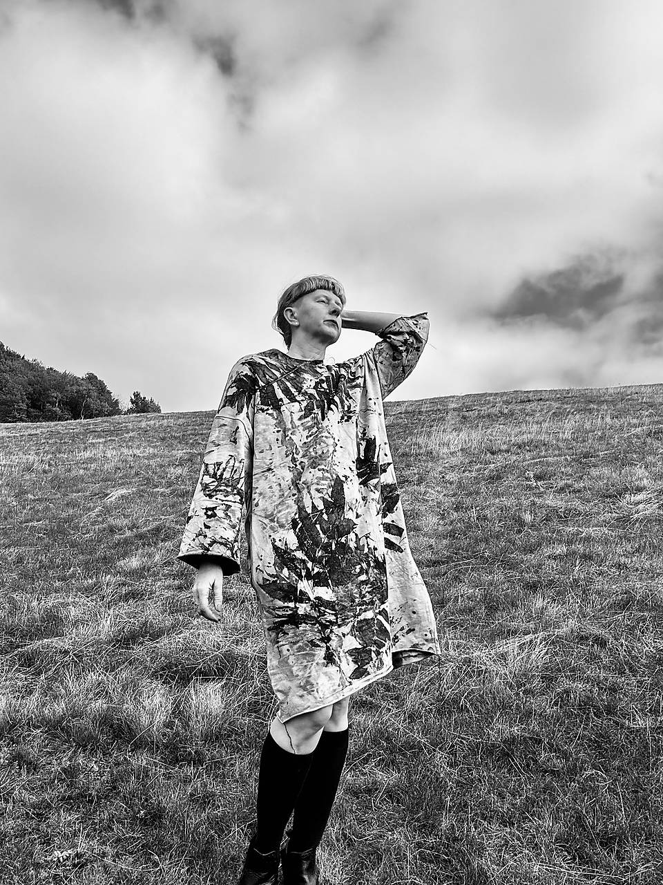 saty s vreckami .kimono mint.