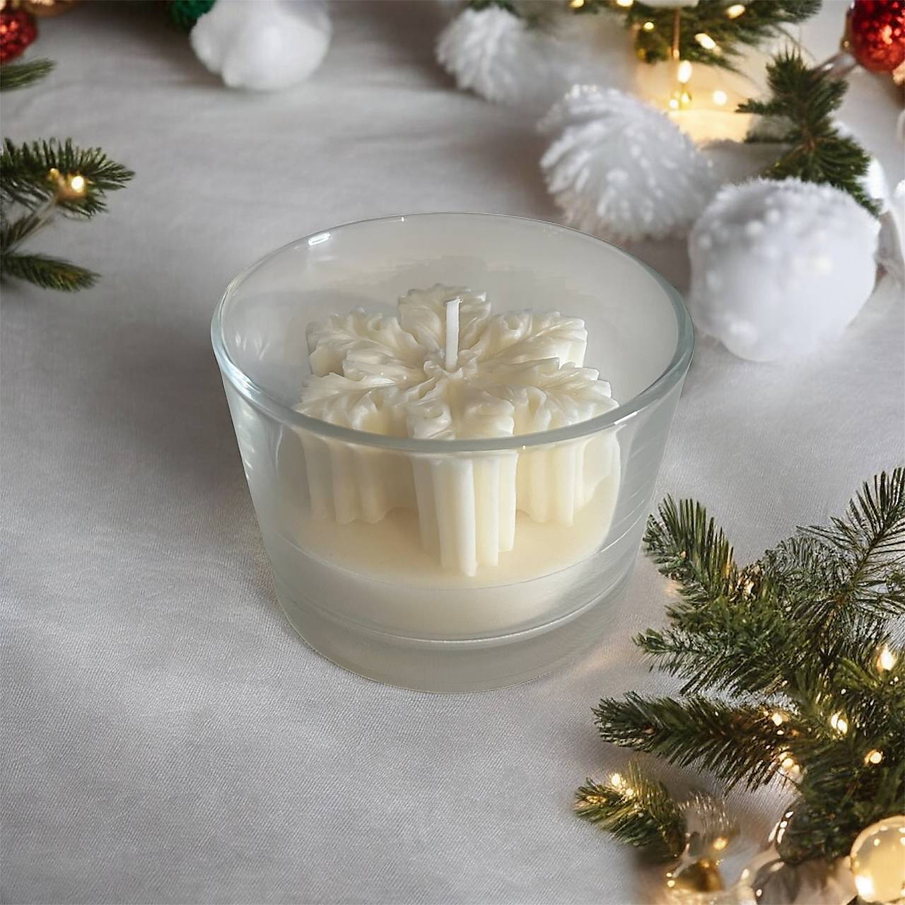 Vianočná vločka v pohári