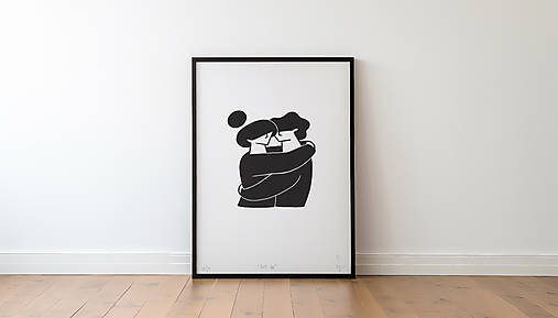 Grafika - Just Be, risograf, limitovaná edícia - 17858737_