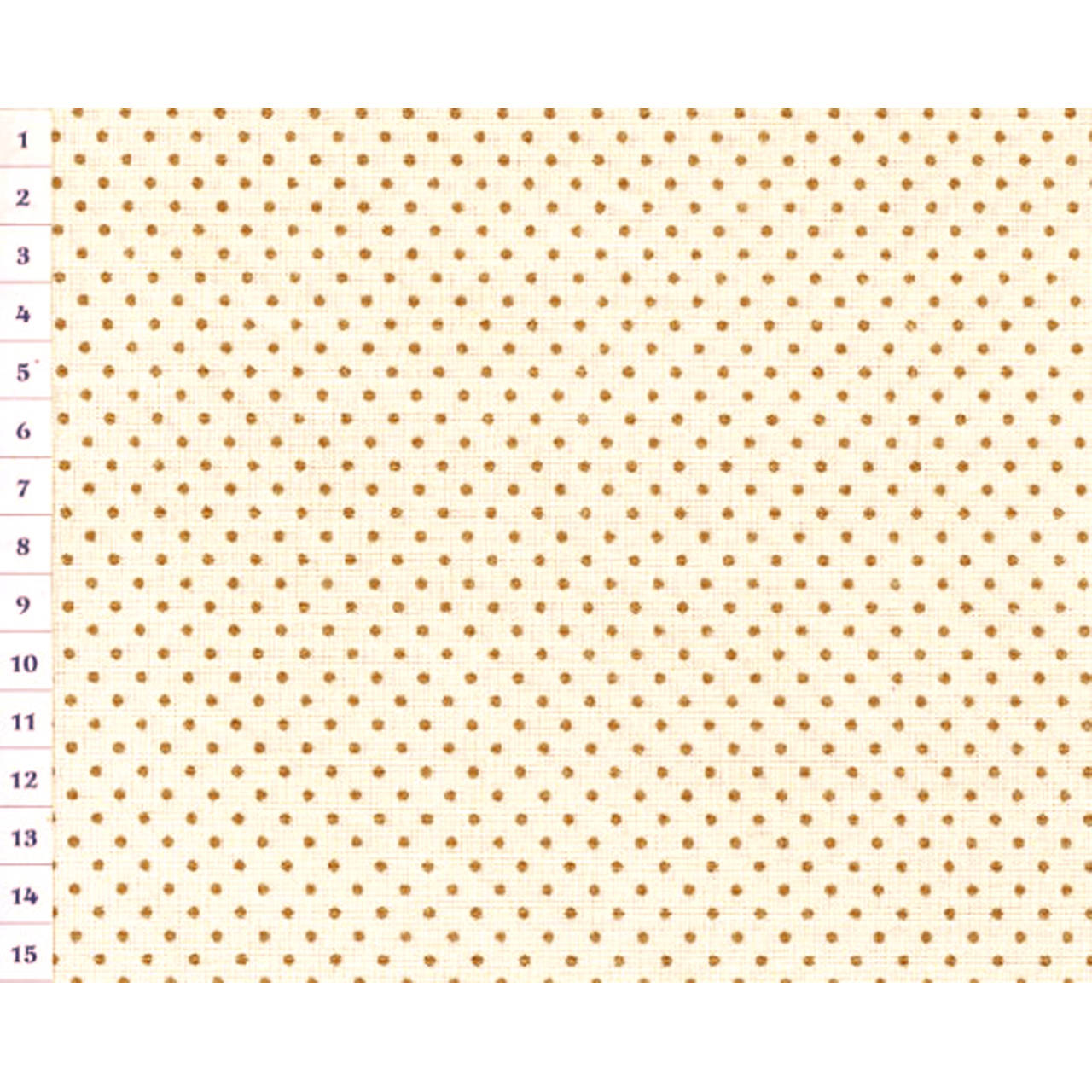 Bavlnená látka Christmas OA Cream, Golden Dots