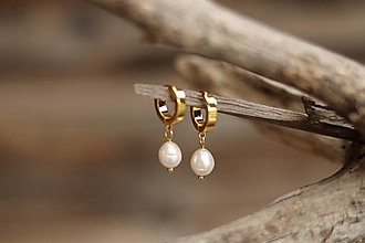 Náušnice - Perlové náušnice - 17861338_