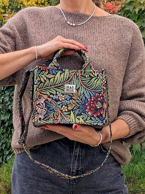 Kabelka  F L O R A  - vzor kvetov