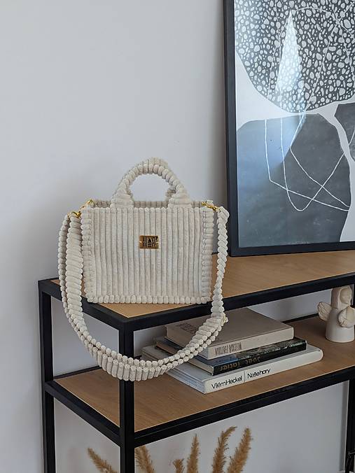 Kabelka  F L O R A  - béžová