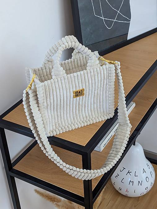 Kabelka  F L O R A  - béžová