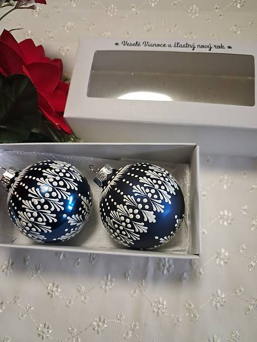 Dekorácie - Vianočné gule v darčekovom balení - 17858983_