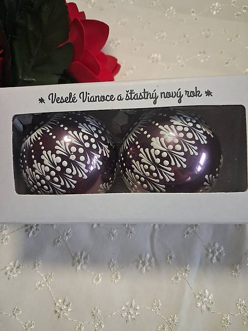 Dekorácie - Vianočné gule v darčekovom balení - 17858988_