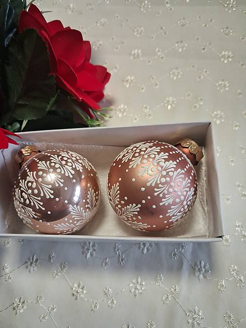 Dekorácie - Vianočné gule v darčekovom balení - 17858997_