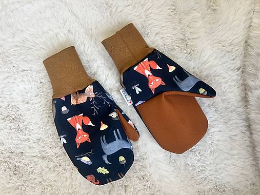 Softshelové rukavice M 3-5rokov (3)