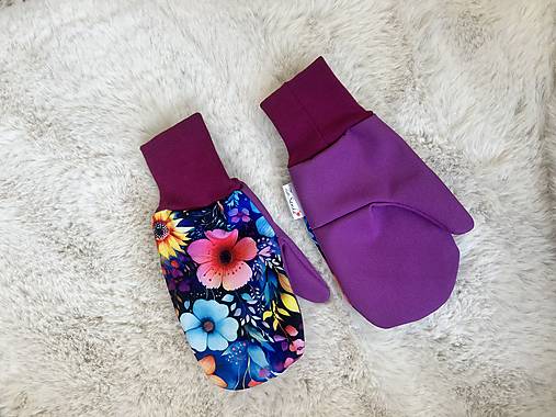 Softshelové rukavice M 3-5rokov (1)