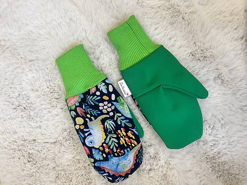 Softshelové rukavice M 3-5rokov (4)