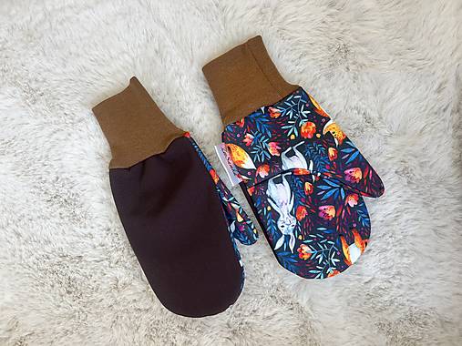 Softshelové rukavice L 6-8rokov (1)