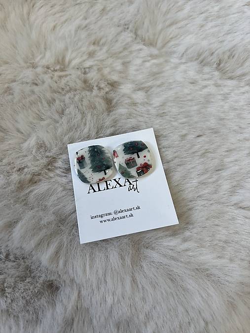 Náušnice z polymérovej hmoty (Hannah)