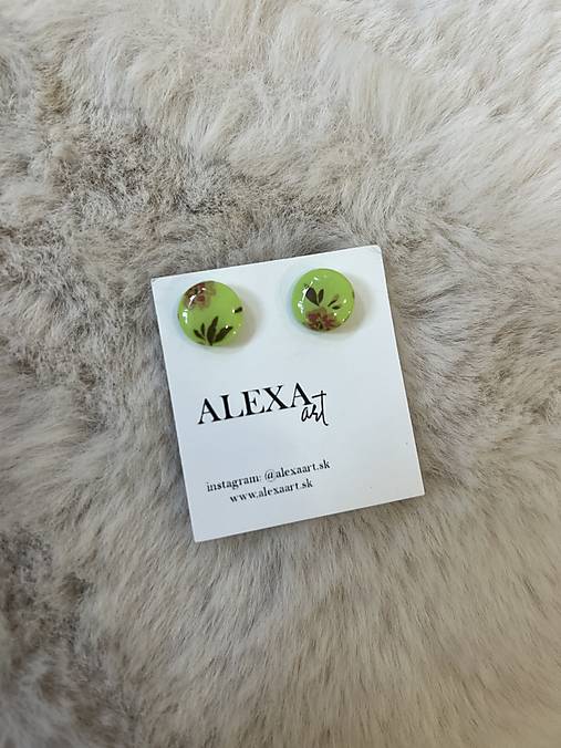 Náušnice z polymérovej hmoty (Lya)