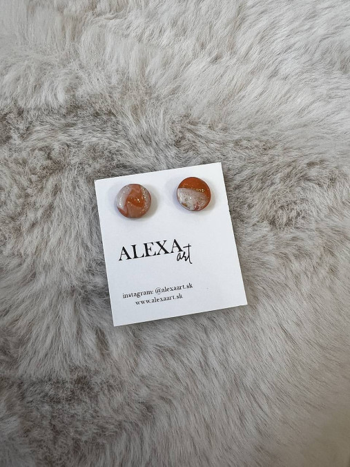 Náušnice z polymérovej hmoty (Lya)