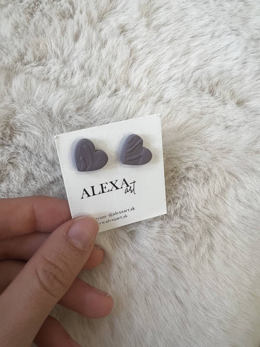 Náušnice z polymérovej hmoty (S2)