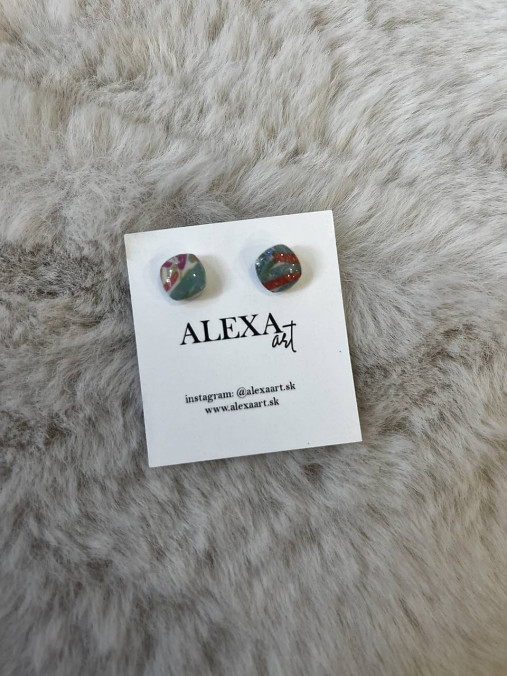 Náušnice z polymérovej hmoty (Minis)