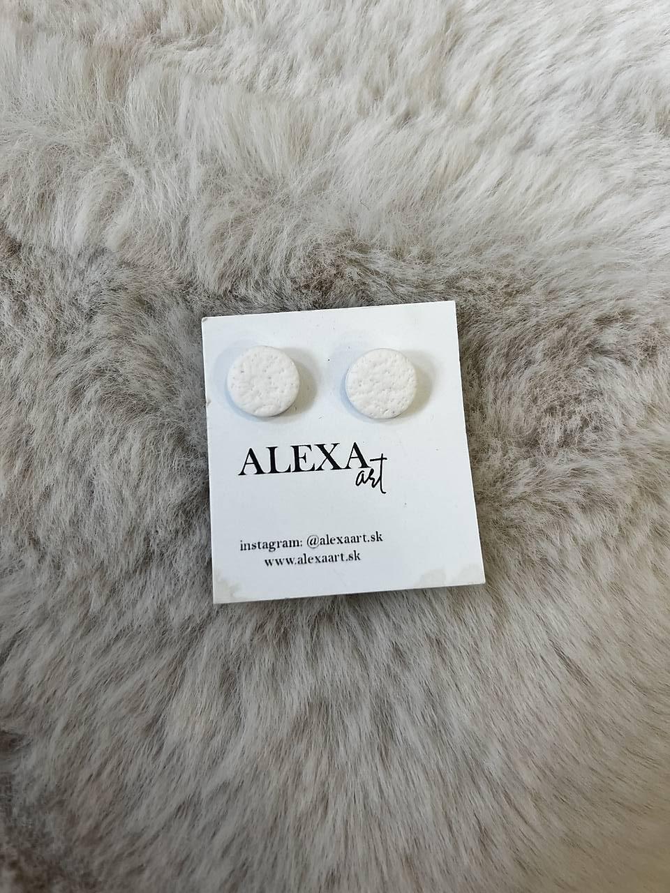 Náušnice z polymérovej hmoty (Lya)