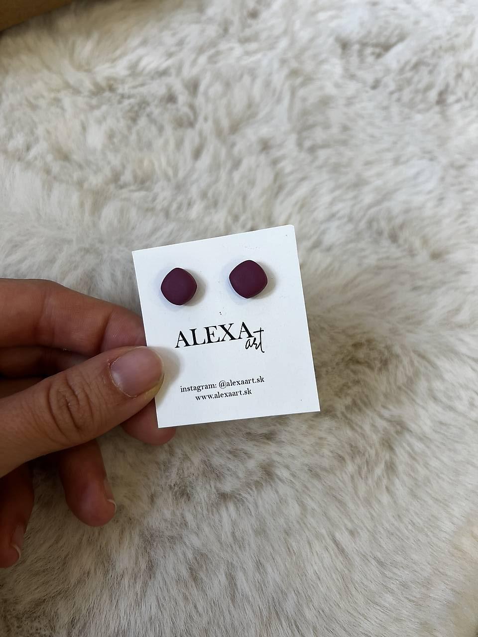 Náušnice z polymérovej hmoty (Minis)