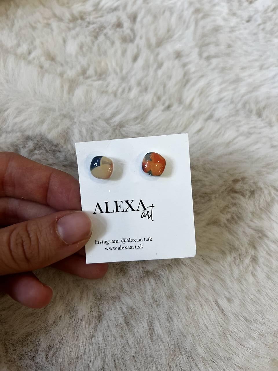 Náušnice z polymérovej hmoty (Minis)