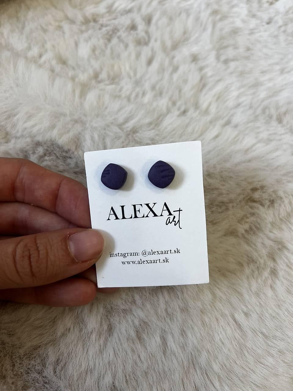 Náušnice z polymérovej hmoty (Minis)