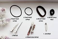 Detské doplnky - Vyšívaná mašlička veľká s chvostíkmi Jesienka - 17862750_