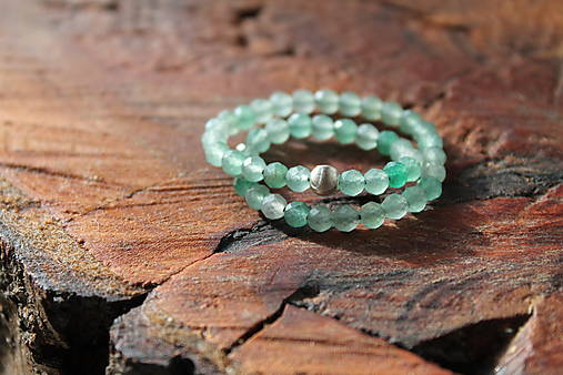 Fluorit so striebrom