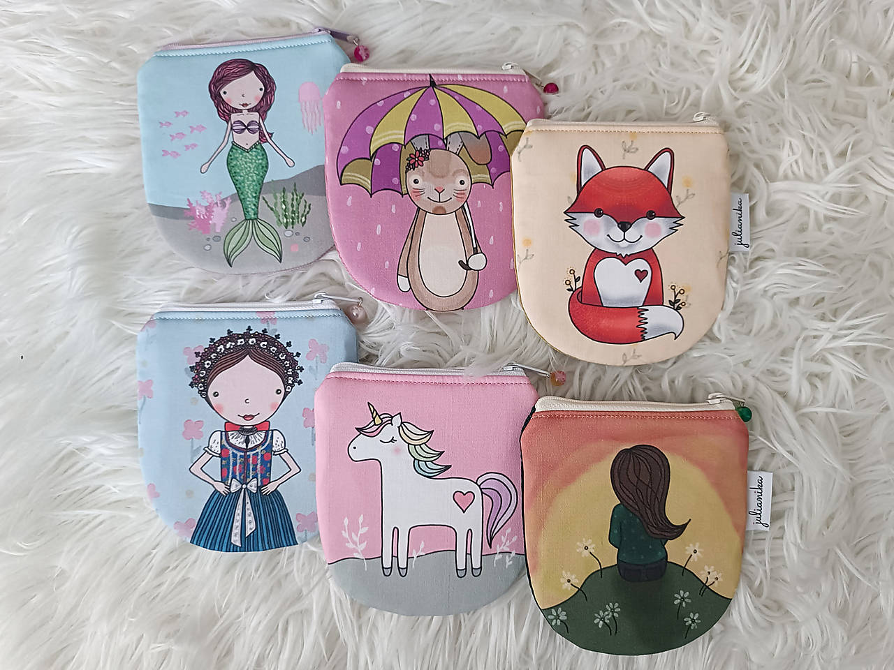 Detské peňaženky s autorským motívom