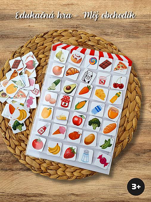 Detské doplnky - Edukačná hra - Môj obchodík - 17865021_