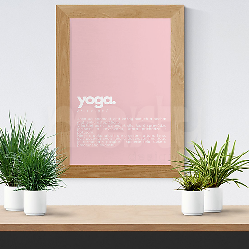 Nástroje - PLAGÁT Yoga Pink Princess - 17862167_