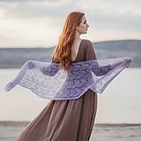 Šatky - Čipkovaná šatka mohair silk | Náručie šafranu - 17867970_