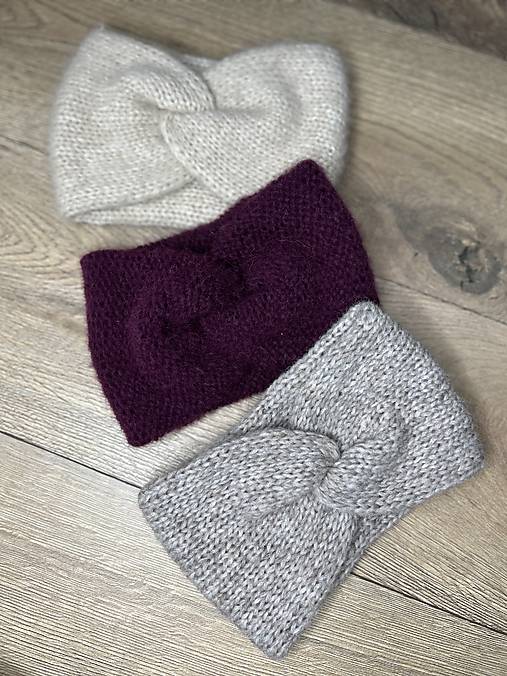 Čiapky, čelenky, klobúky - alpaka čelenka - 17865303_