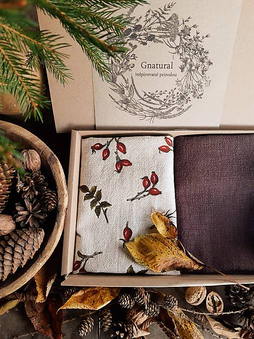 Úžitkový textil - Darčekové balenie utierok šípky - 17866880_