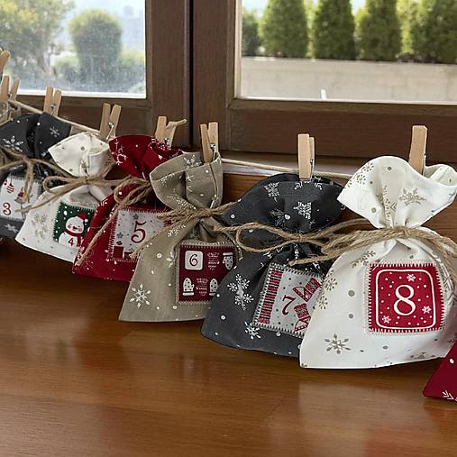 Úžitkový textil - Adventní kalendář č.32 - 17867047_