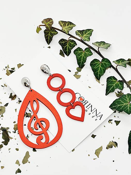 Asymetrické náušnice "MEDHA"