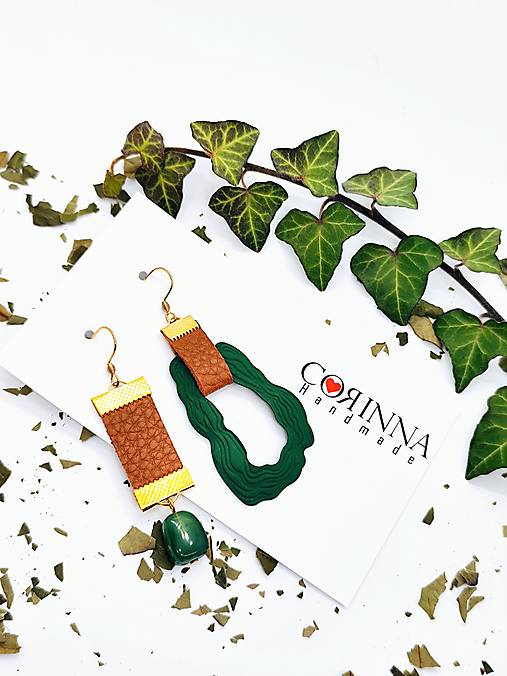 Asymetrické náušnice "AKEMI"