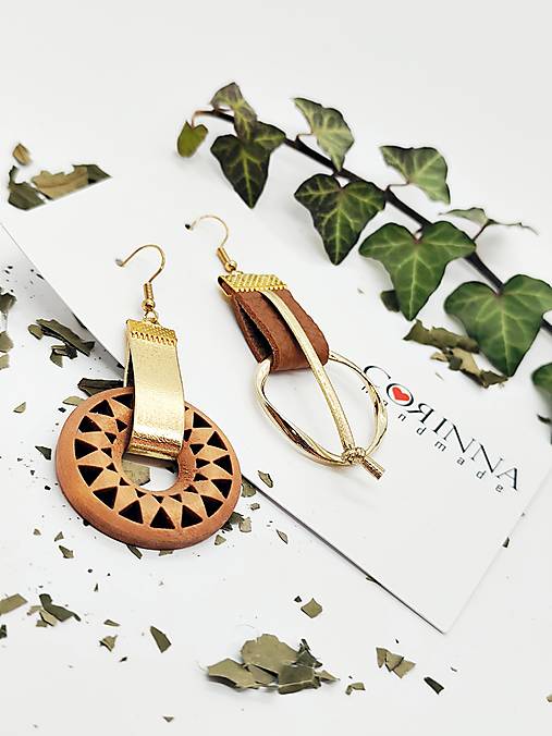 Asymetrické náušnice "YURI"