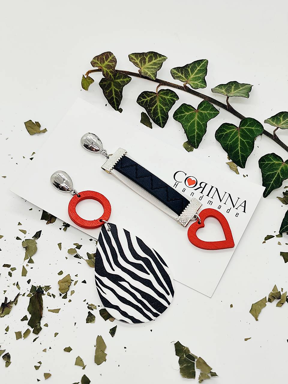 Asymetrické náušnice "NARMADA"